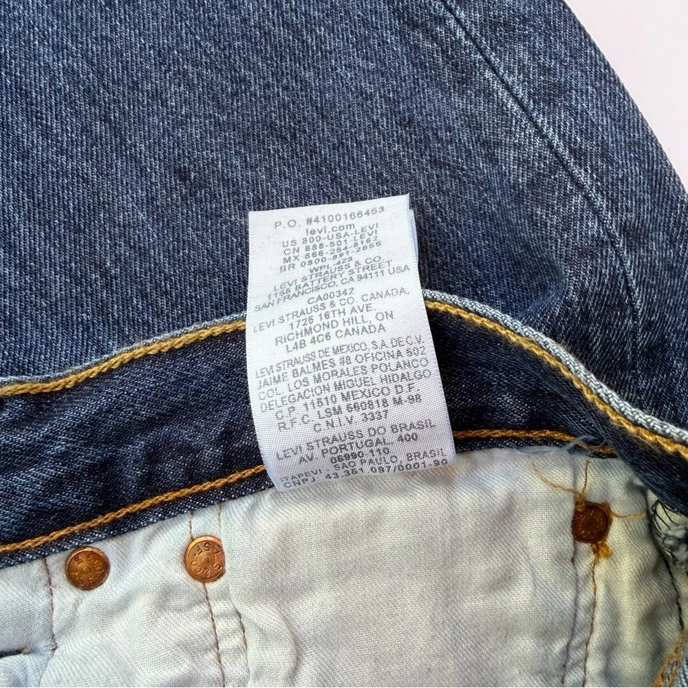 Men’s 2010 Levi’s 501 Button Fly Jeans Size 32x36 New With Tags​​